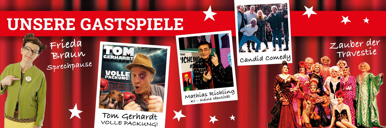 Unsere aktuellen Gastspiele