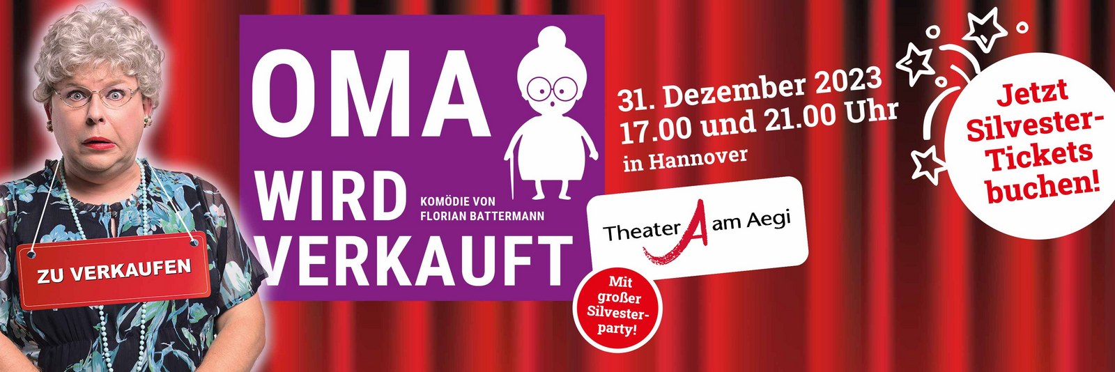 Silvester-Tickets online unter www.neuestheater-hannover.de